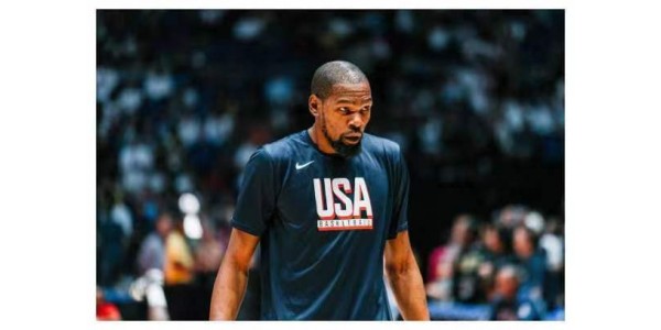 Super forward Durants basketballrejse